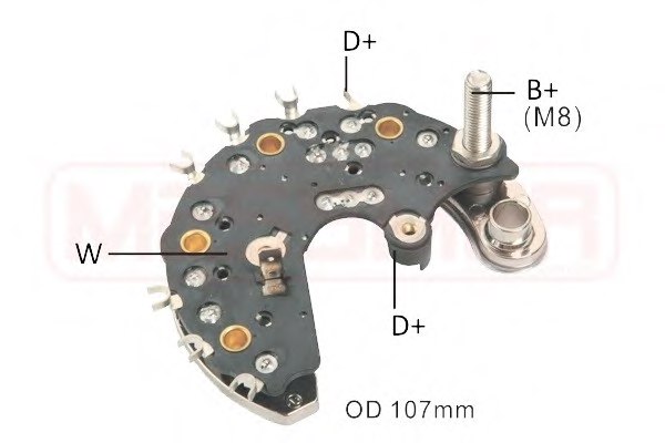 MESSMER 215760 Rectifier, alternator